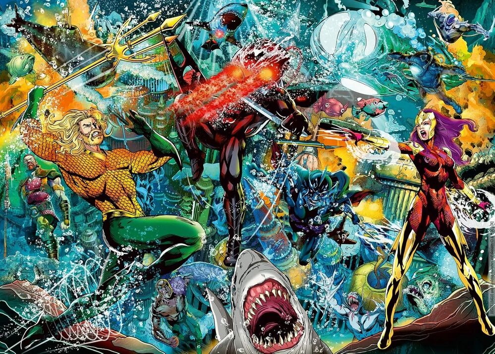 Ravensburger Puzzle 1000pc - DC Aquaman Collector's Edition