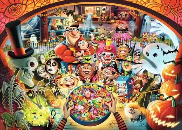Ravensburger Puzzle 1000pc - Dean MacAdam Trick or Treat