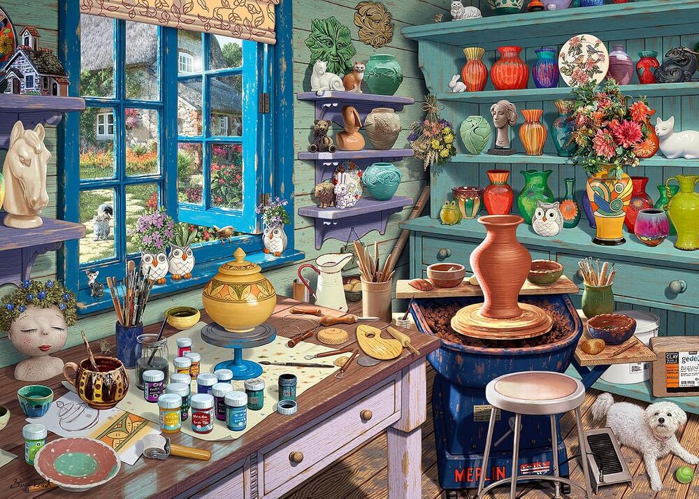 Ravensburger Puzzle 500pc Large Format - Pottery Studio Sanctuary