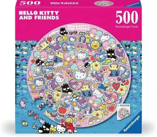 Ravensburger Puzzle 500pc - Hello Kitty Circle