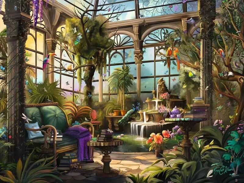 Ravensburger Puzzle 1500pc - The Greenhouse