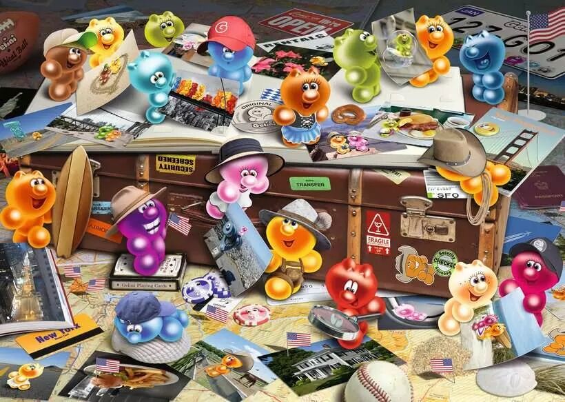 Ravensburger Puzzle 1000pc - Gelini German Tourist