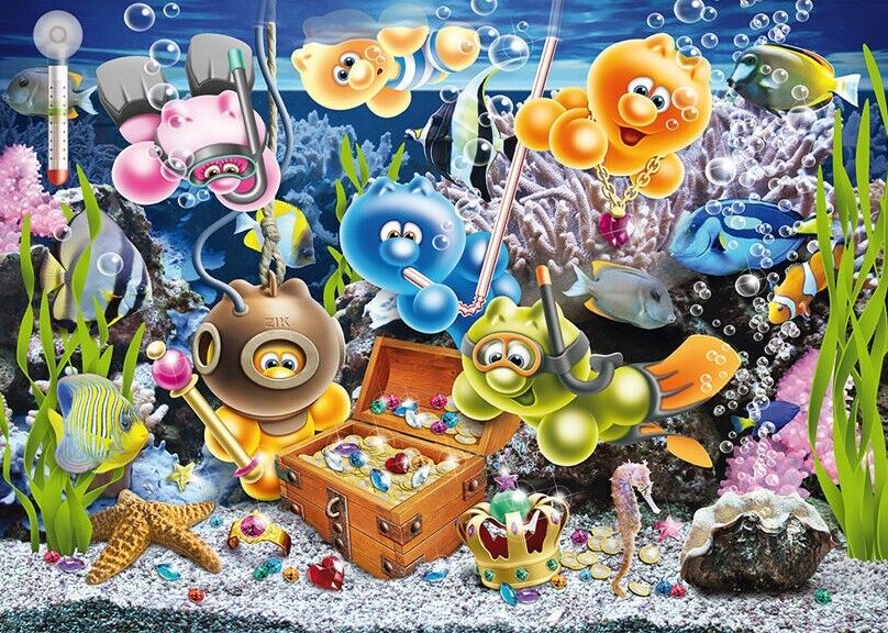 Ravensburger Puzzle 1000pc - Gelini in Underwater Fun