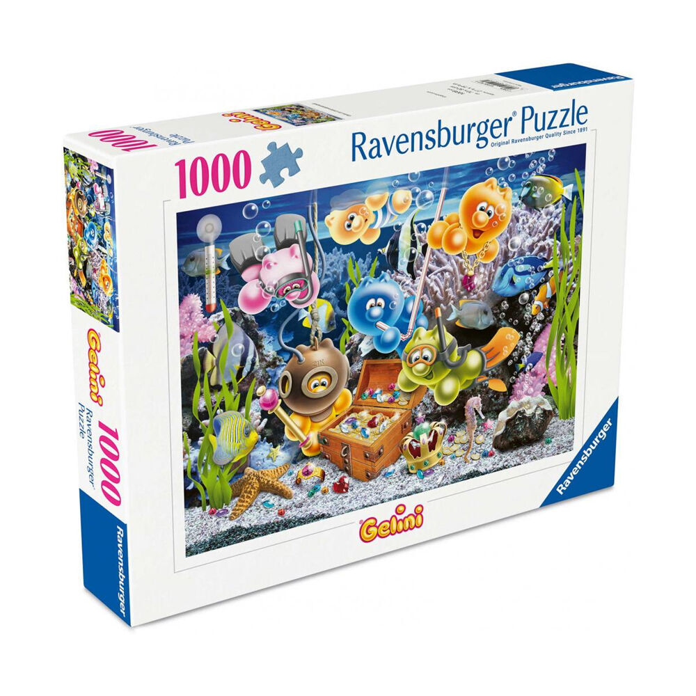 Ravensburger Puzzle 1000pc - Gelini in Underwater Fun