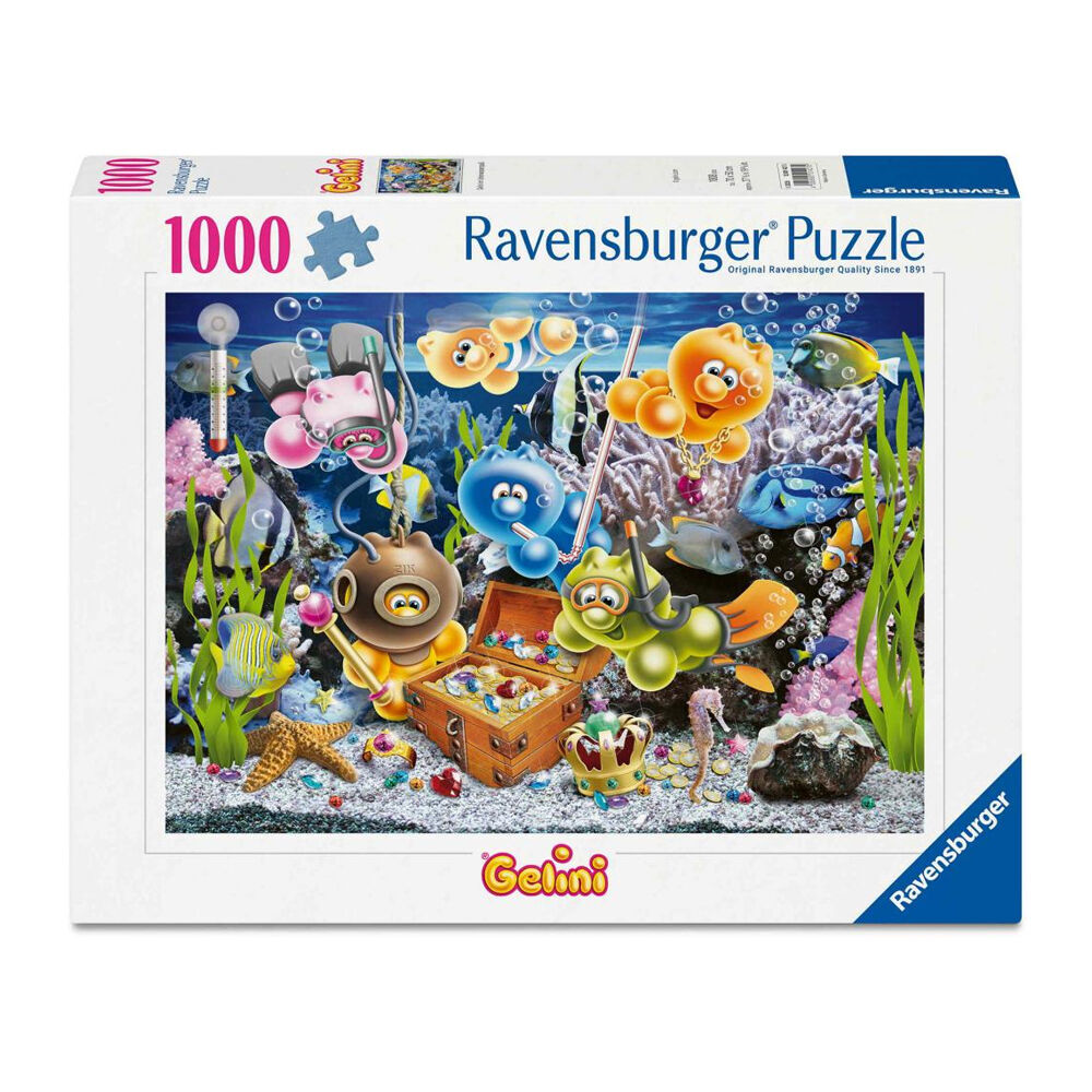 Ravensburger Puzzle 1000pc - Gelini in Underwater Fun
