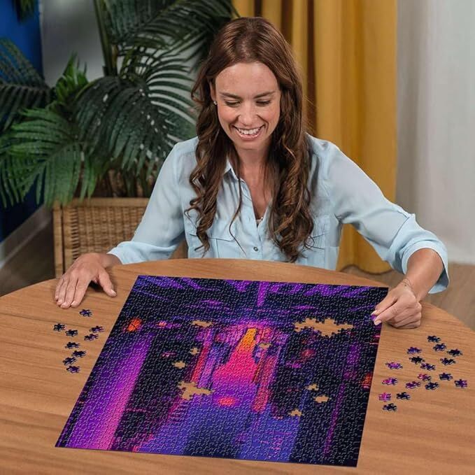 Ravensburger Puzzle 1000pc - New York in Neon