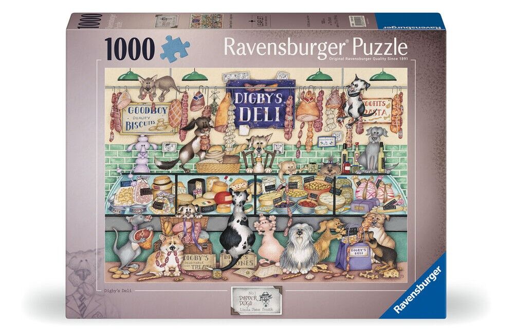 Ravensburger Puzzle 1000pc - Dapper Dog's Digby's Deli