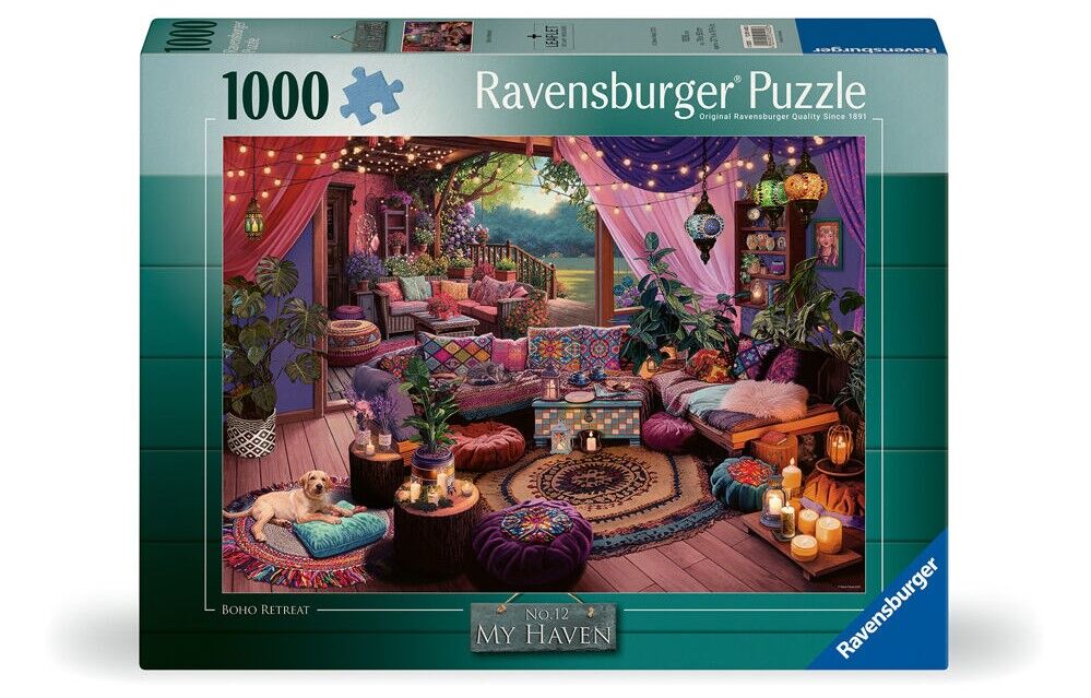 Ravensburger Puzzle 1000pc - My Haven Boho Retreat