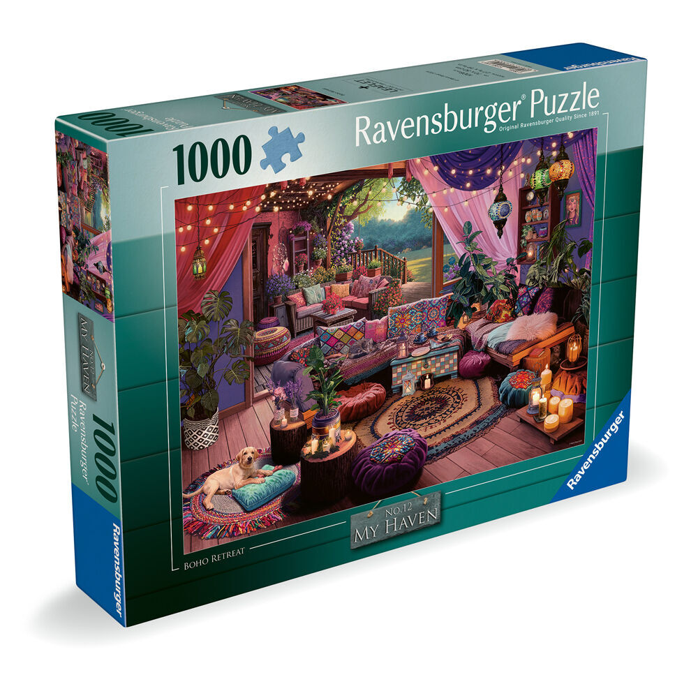 Ravensburger Puzzle 1000pc - My Haven Boho Retreat