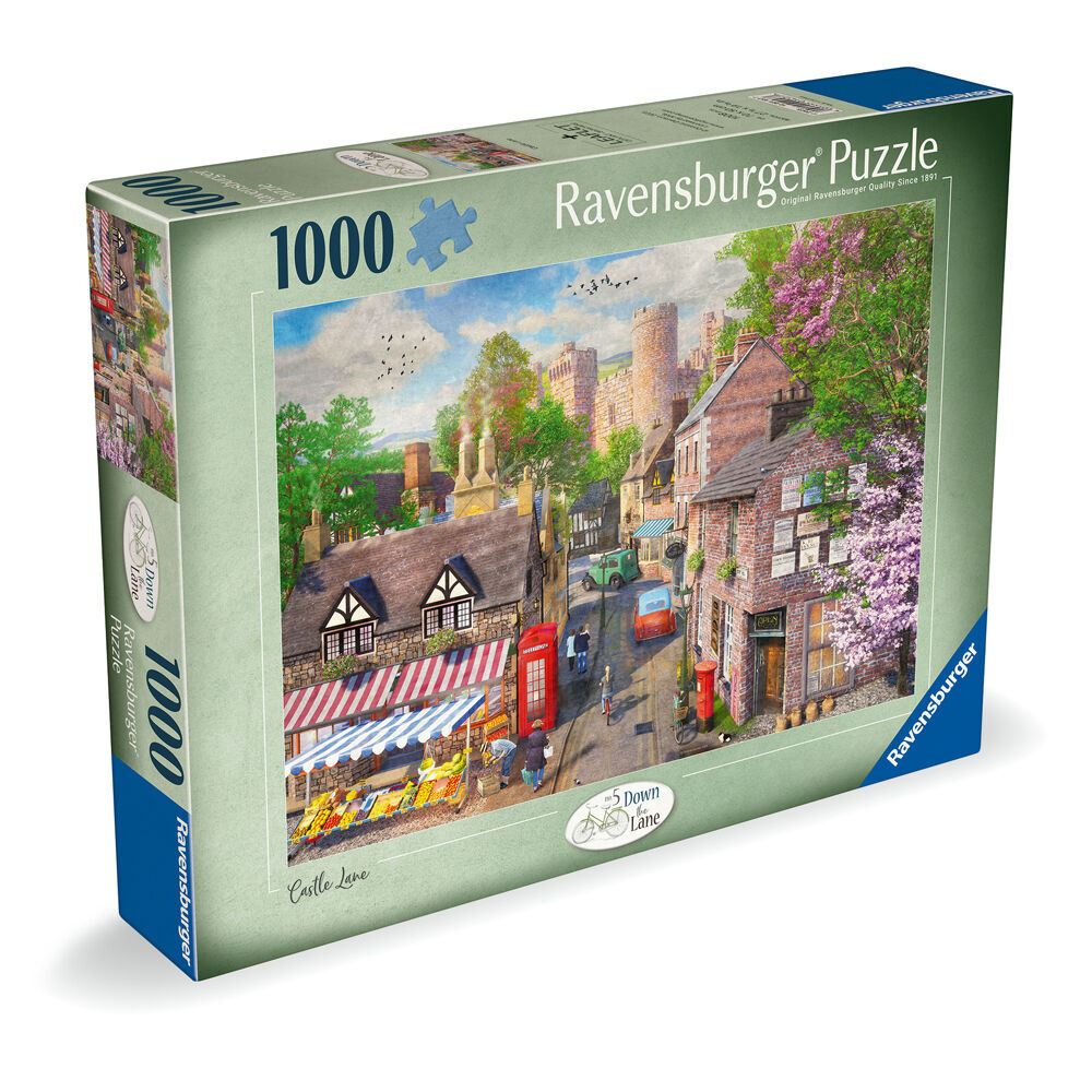 Ravensburger Puzzle 1000pc - Down The Lane Castle Lane