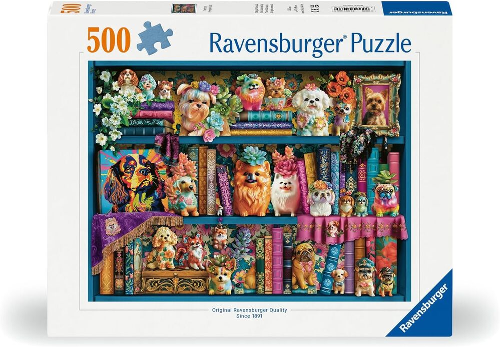 Ravensburger Puzzle 500pc - Precious Porcelain Pups