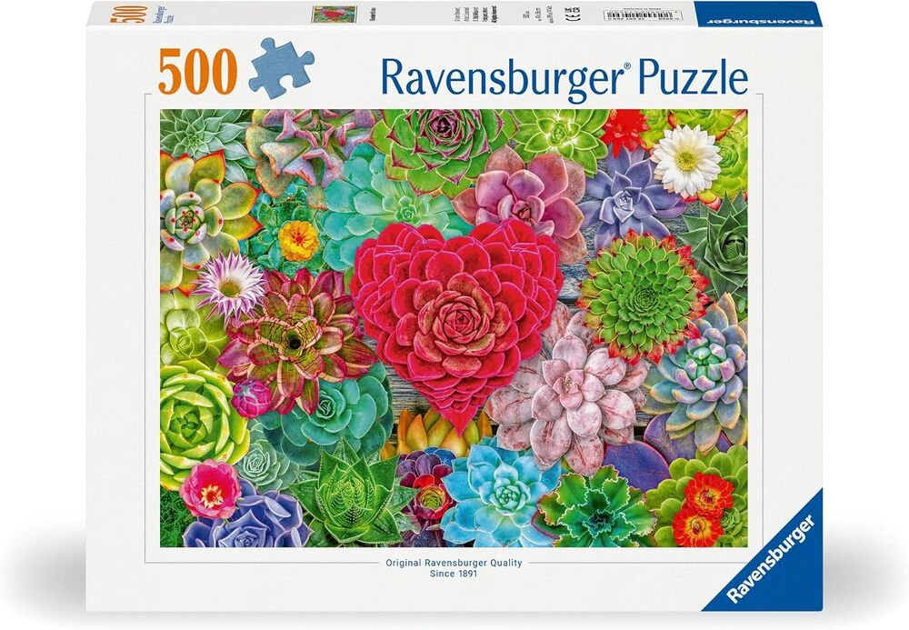 Ravensburger Puzzle 500pc - Succulent Love