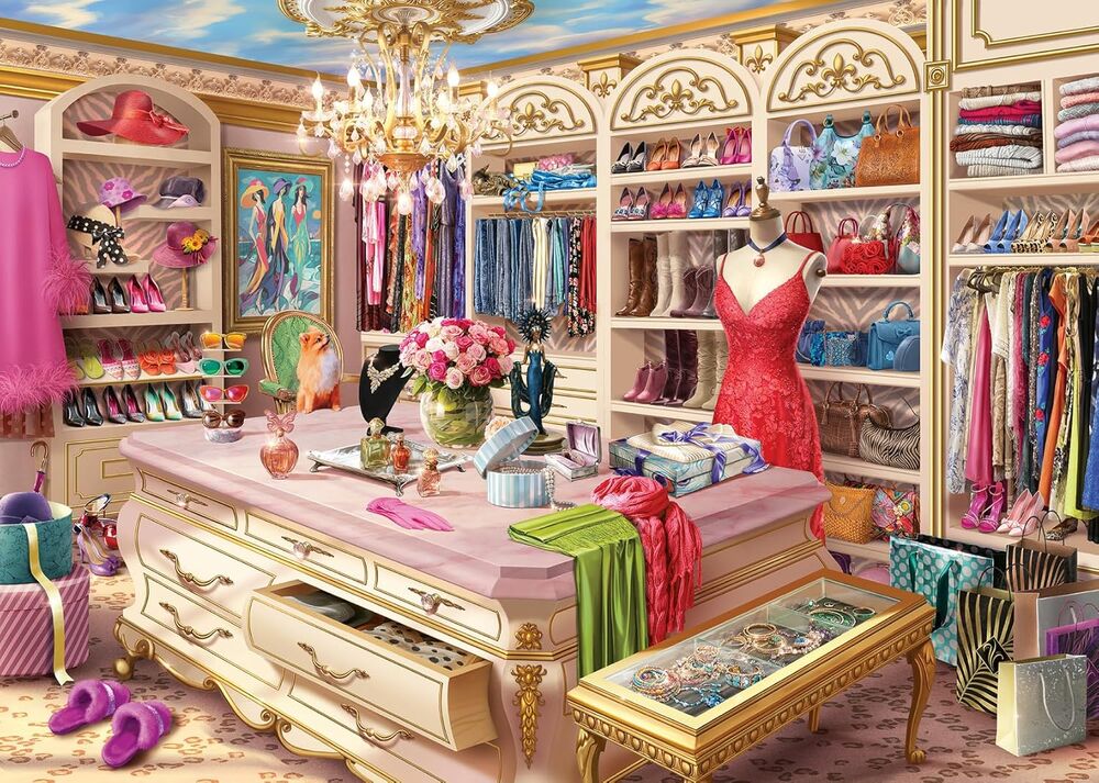 Ravensburger Puzzle 1000pc - The Coveted Closet