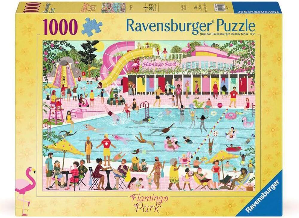 Ravensburger Puzzle 1000pc - Flamingo Park