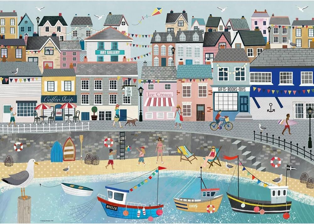 Ravensburger Puzzle 1000pc - Coastal Harbour