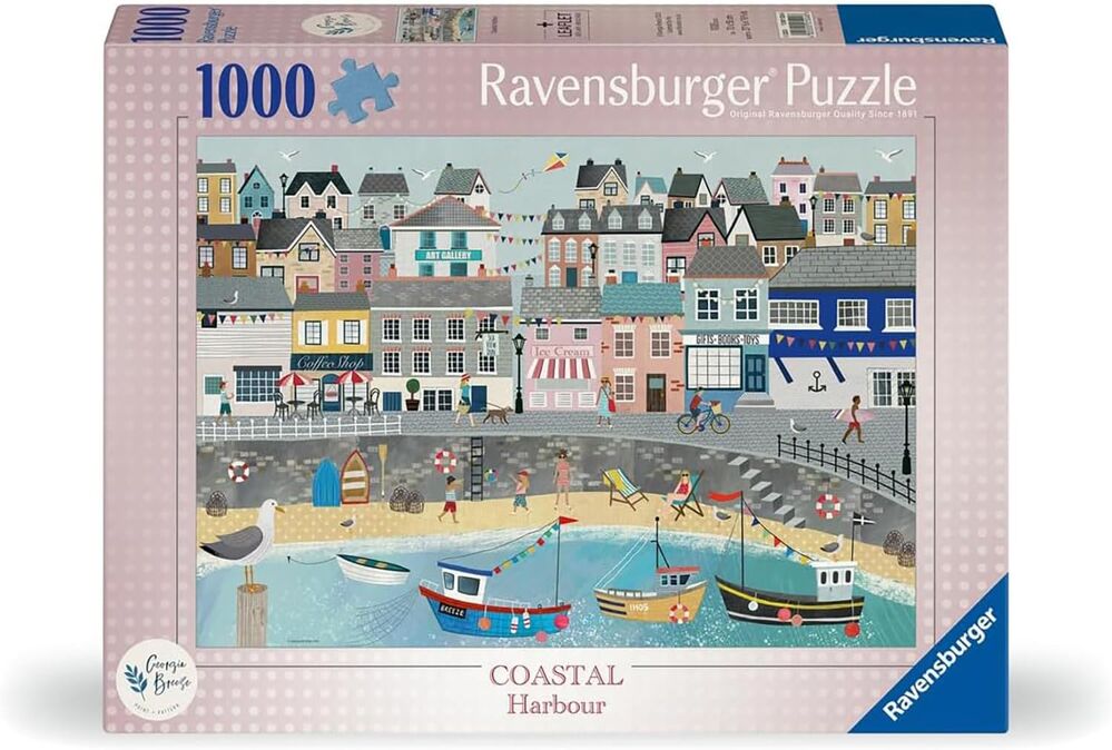 Ravensburger Puzzle 1000pc - Coastal Harbour