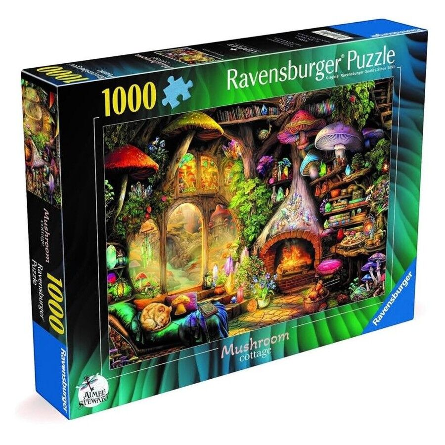 Ravensburger Puzzle 1000pc - Mushroom Cottage