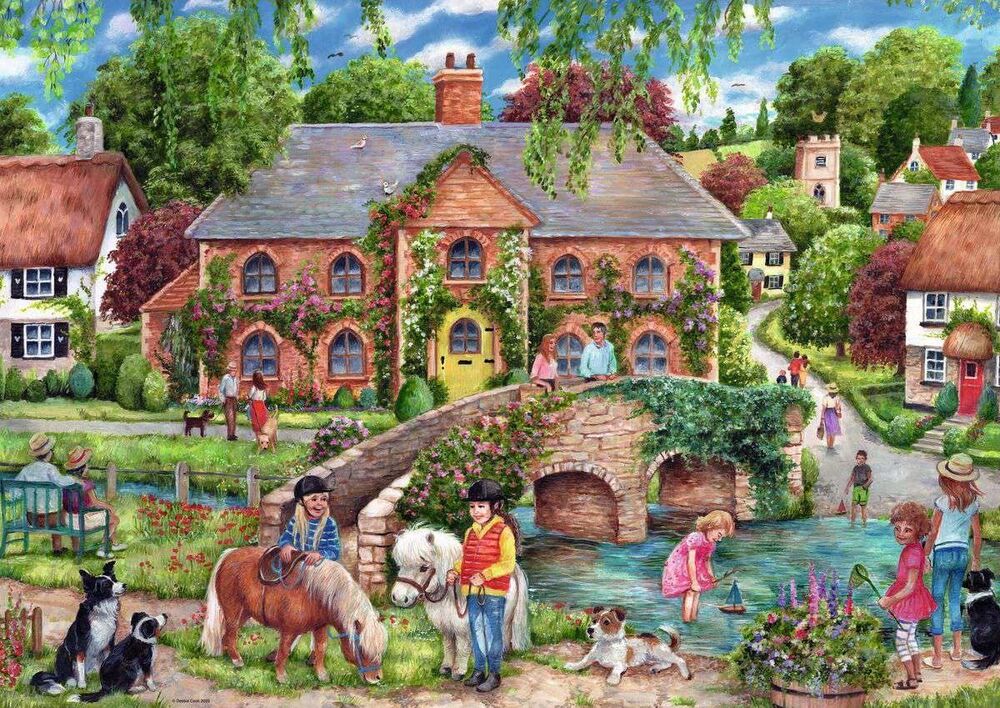 Ravensburger Puzzle 1000pc - Village Life