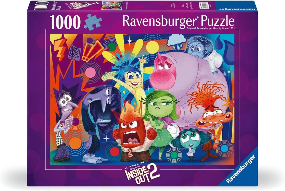 Ravensburger Puzzle 1000pc - Disney Inside Out 2 Emotions at HQ