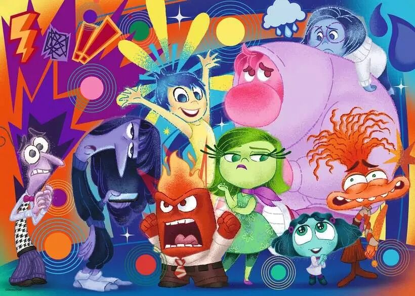 Ravensburger Puzzle 1000pc - Disney Inside Out 2 Emotions at HQ