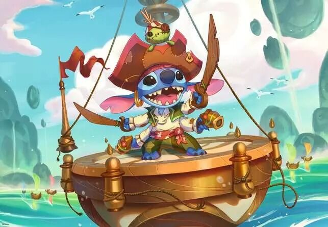 Ravensburger Puzzle 300pc - Lorcana Stitch Alien Buccaneer