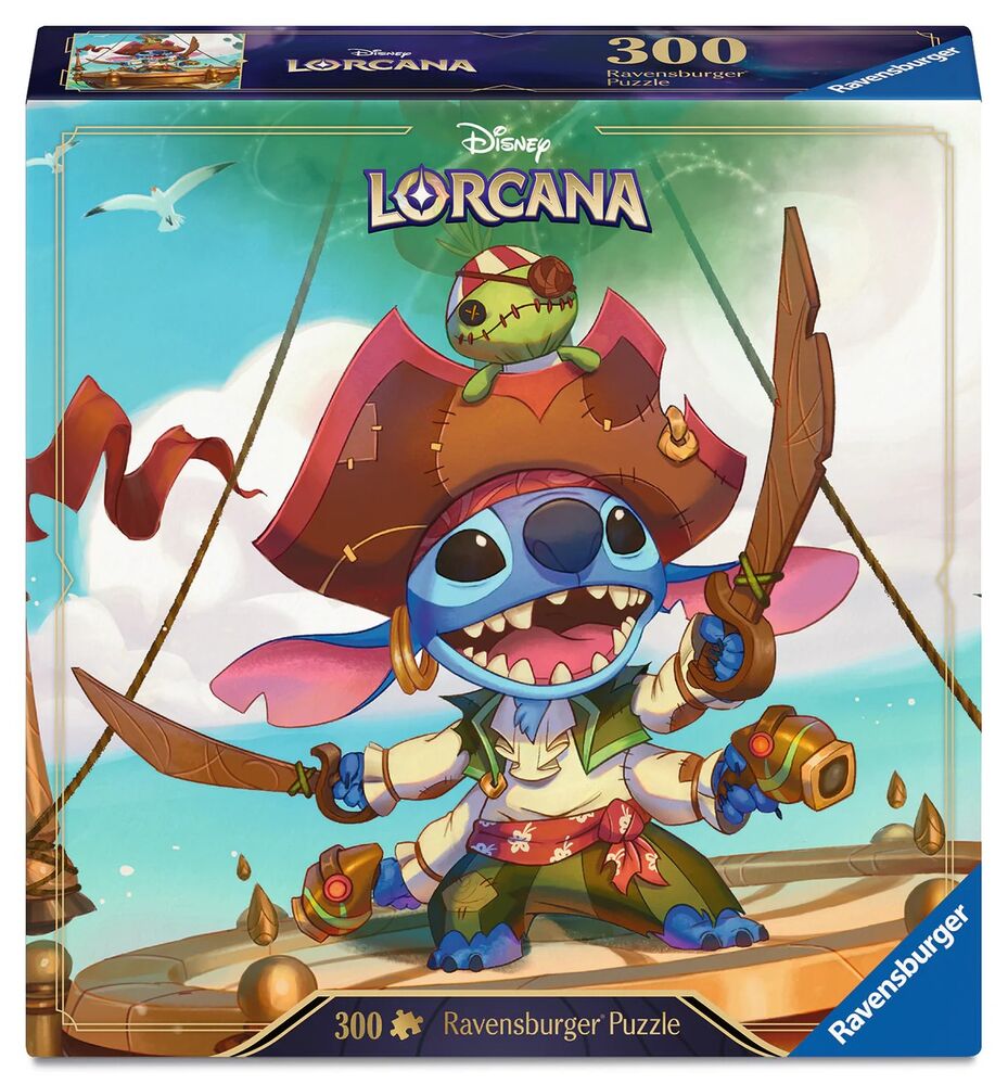 Ravensburger Puzzle 300pc - Lorcana Stitch Alien Buccaneer