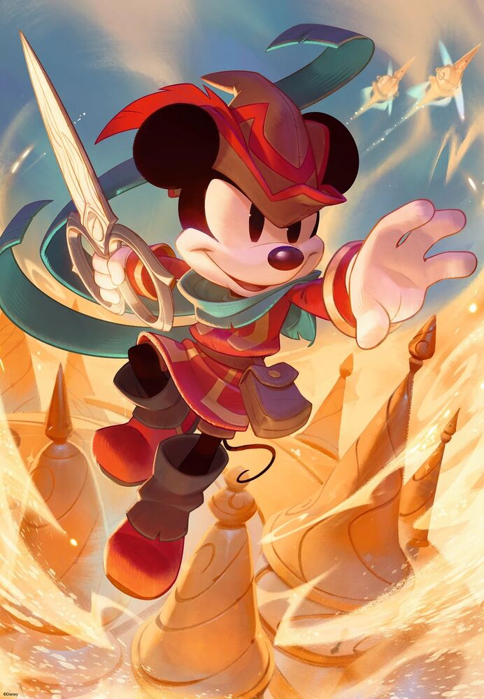 Ravensburger Puzzle 300pc - Lorcana Mickey Mouse Brave Little Tailor
