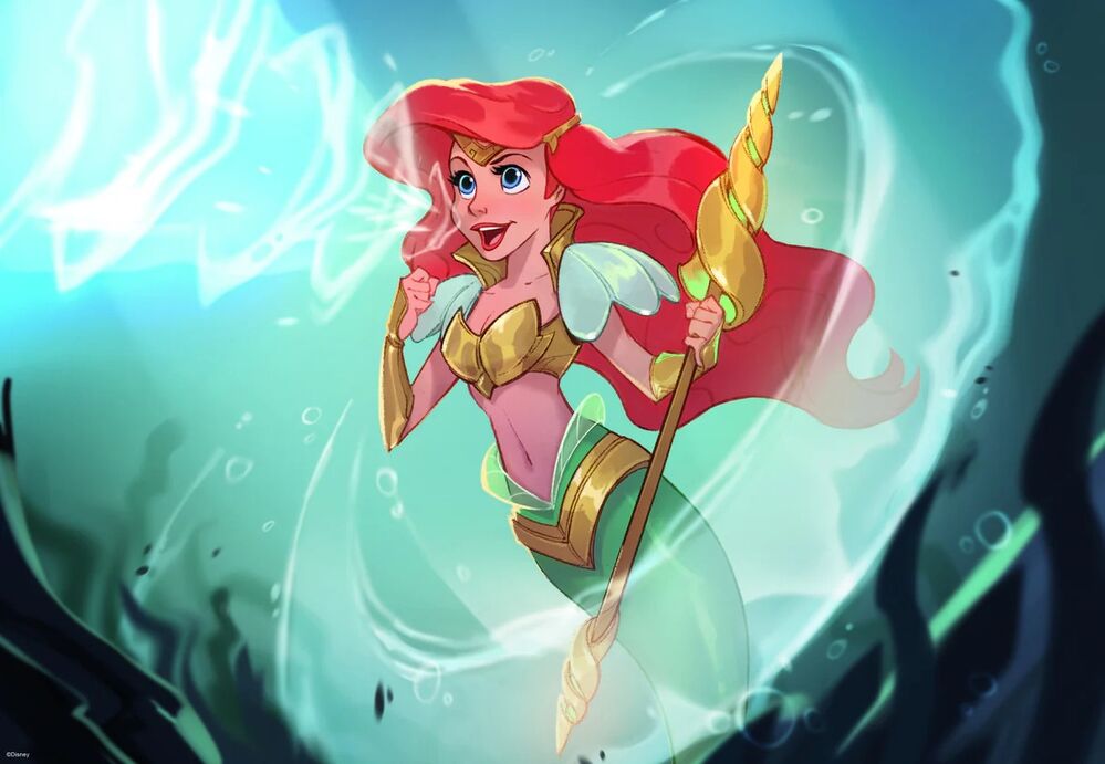 Ravensburger Puzzle 300pc - Lorcana Ariel Sonic Warrior