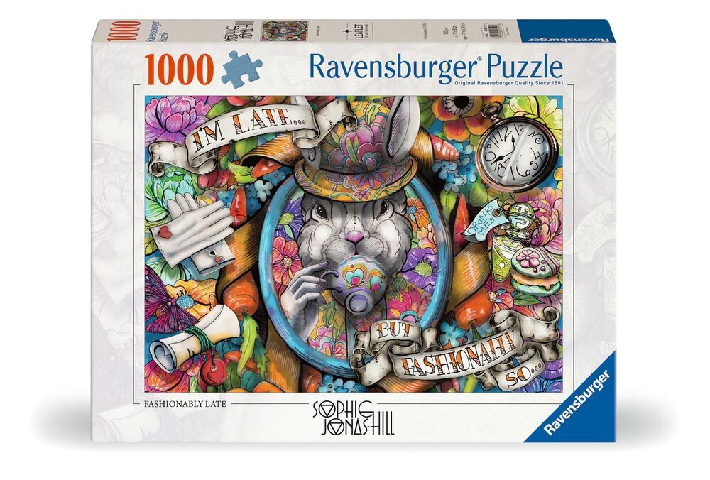Ravensburger Puzzle 1000pc - Fashionably Late