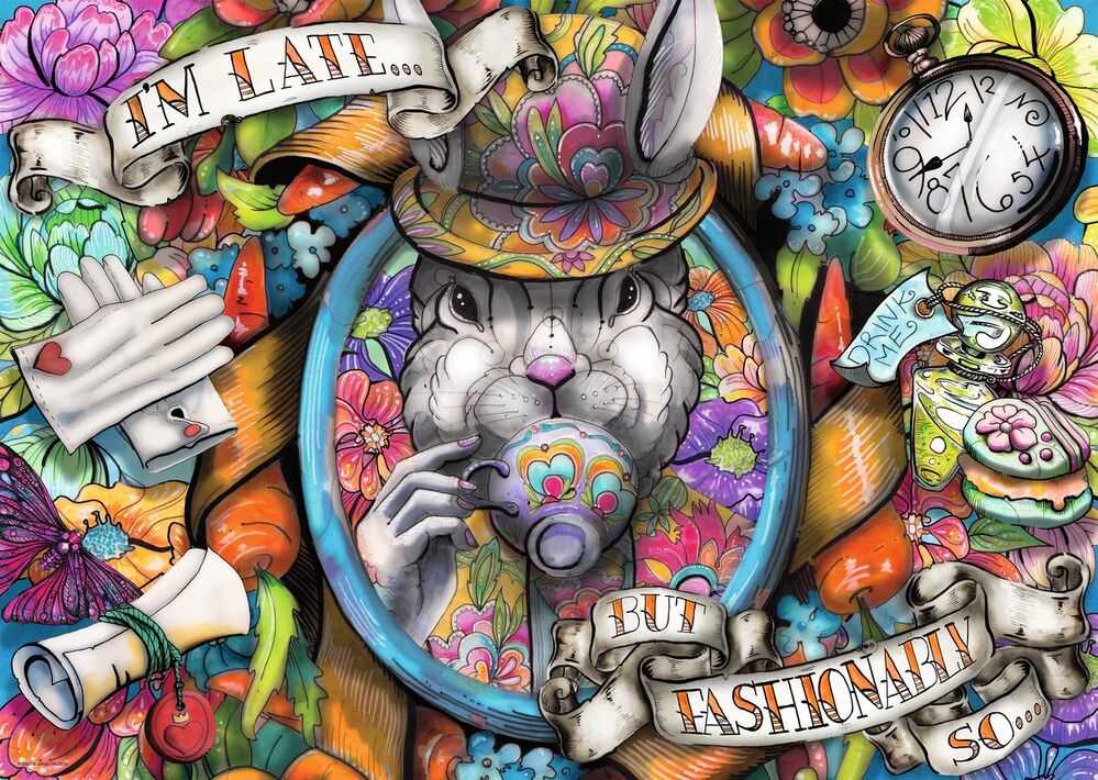 Ravensburger Puzzle 1000pc - Fashionably Late
