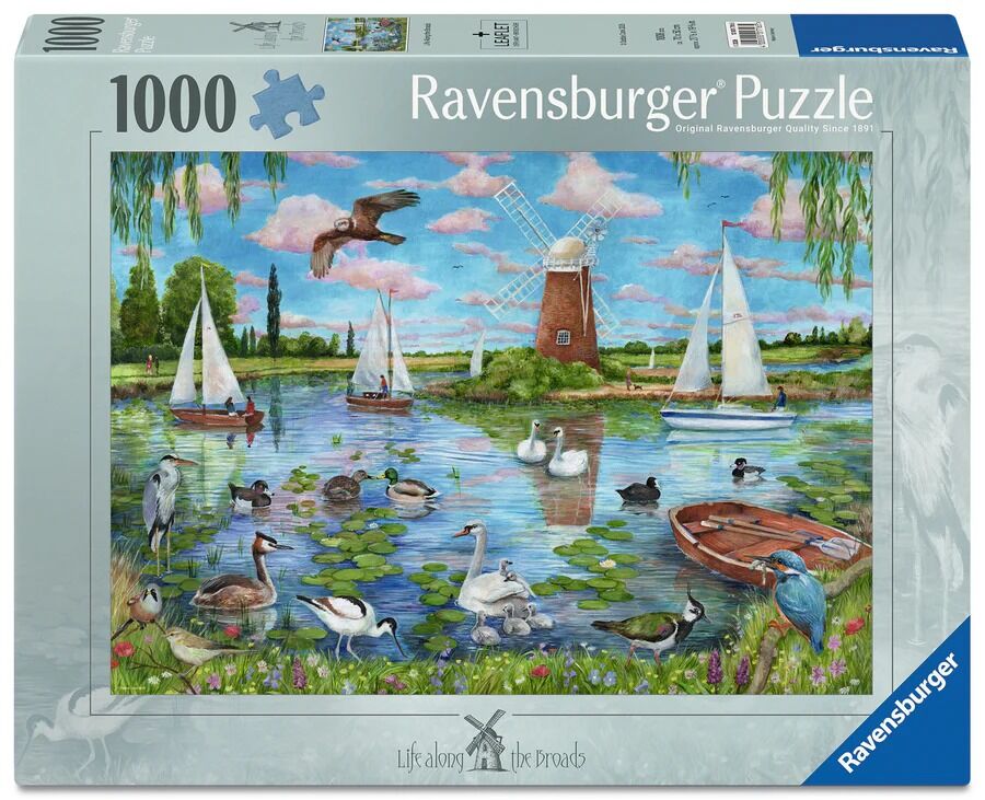 Ravensburger Puzzle 1000pc - Life Along the Broads