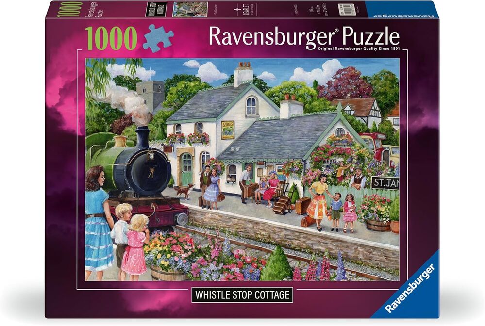 Ravensburger Puzzle 1000pc - Whistle Stop Cottage