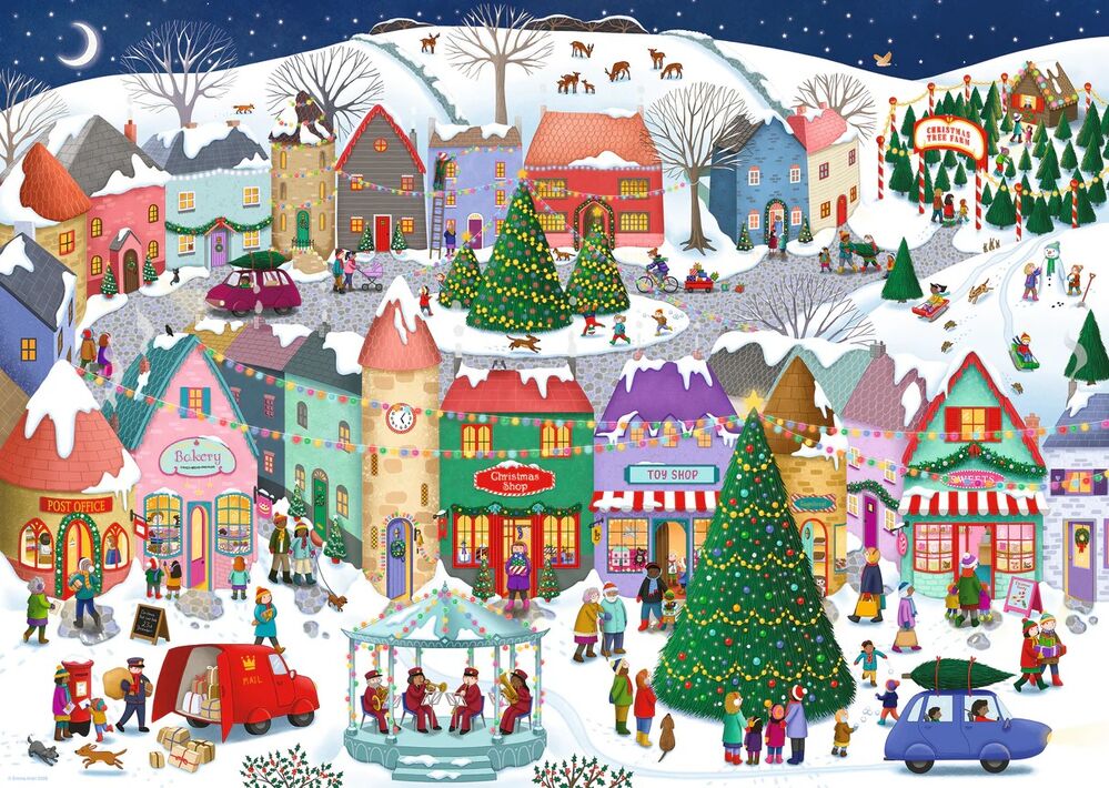 Ravensburger Puzzle 1000pc - Christmas Town