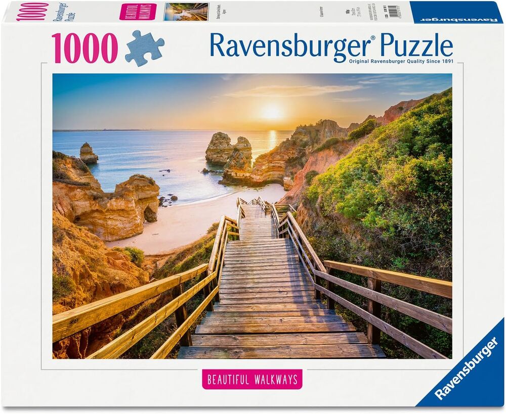Ravensburger Puzzle 1000pc - Stairway to Camilo Beach, Algarve