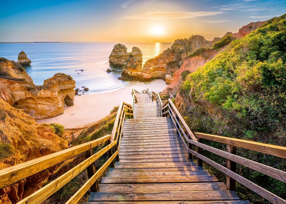 Ravensburger Puzzle 1000pc - Stairway to Camilo Beach, Algarve