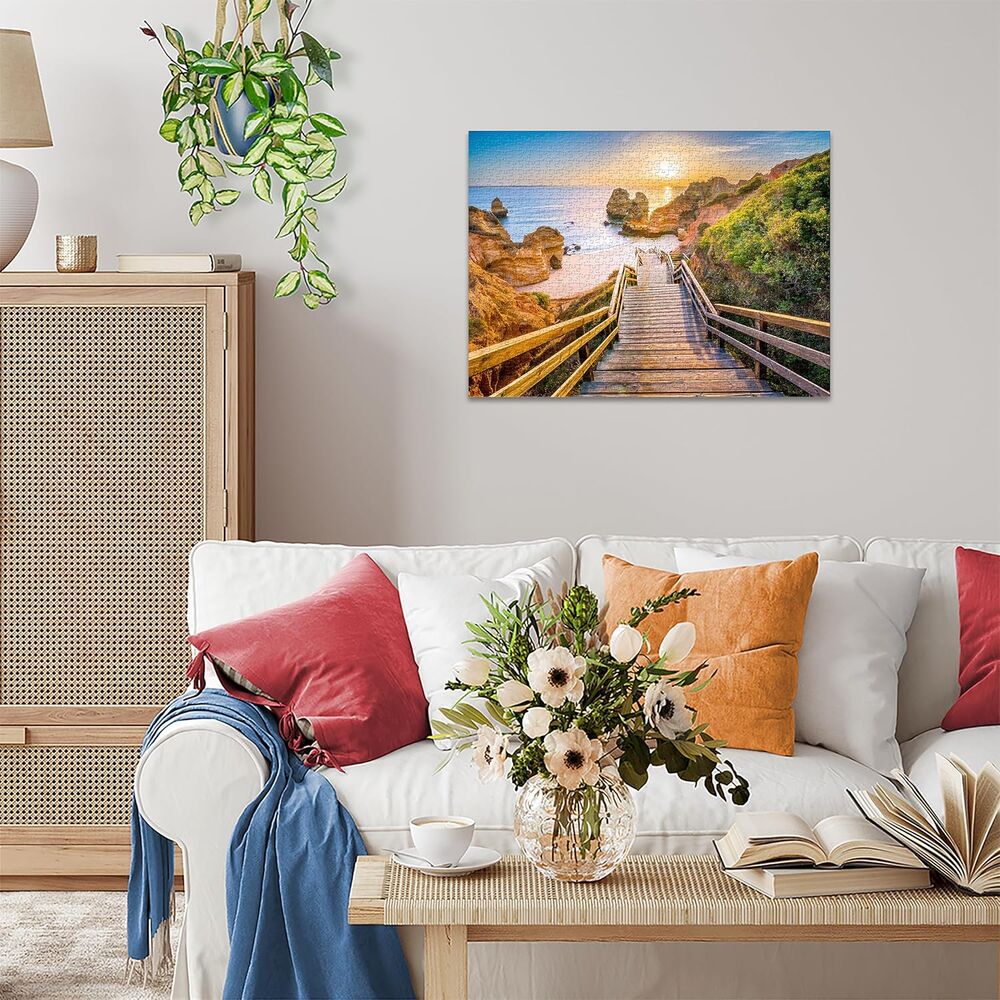 Ravensburger Puzzle 1000pc - Stairway to Camilo Beach, Algarve