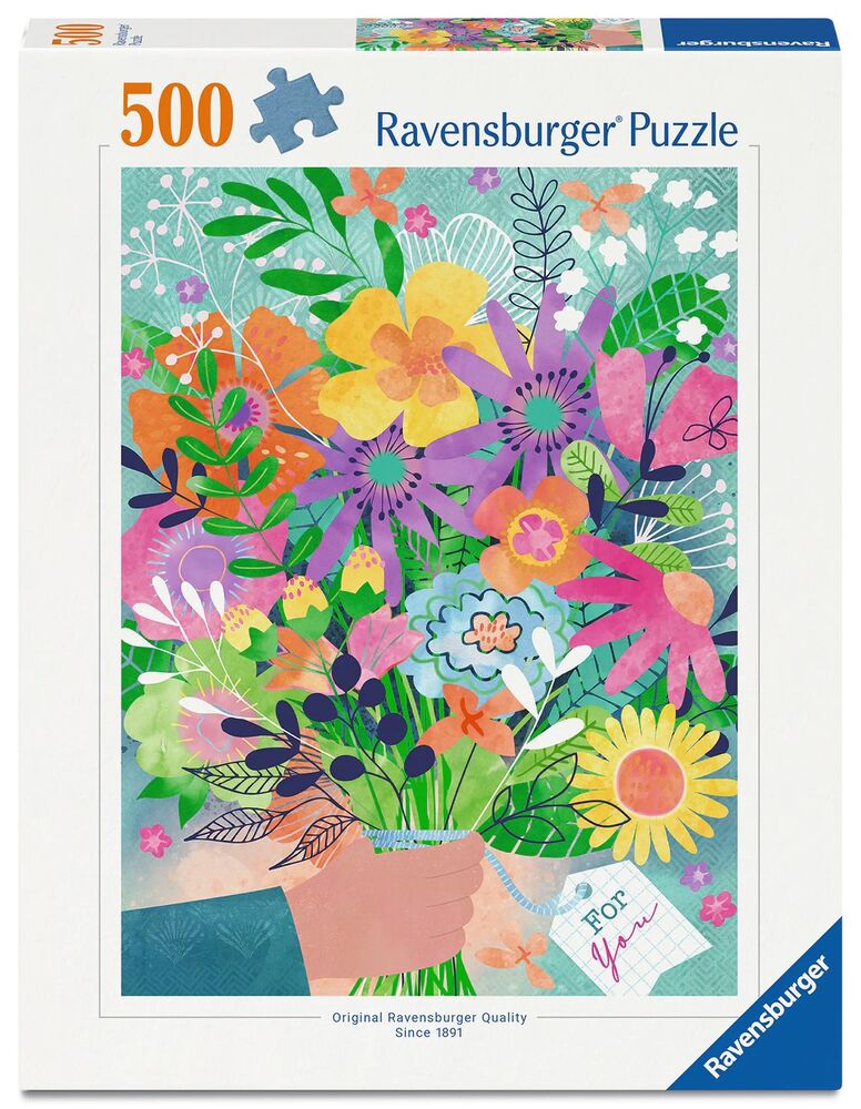 Ravensburger Puzzle 500pc - Flowers For You