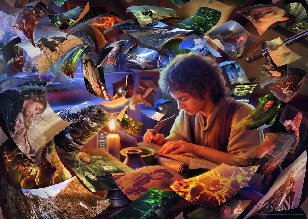 Ravensburger Puzzle 1000pc - The Lord of the Rings Frodo's Journey