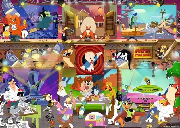 Ravensburger Puzzle 1000pc - Looney Tunes Studio