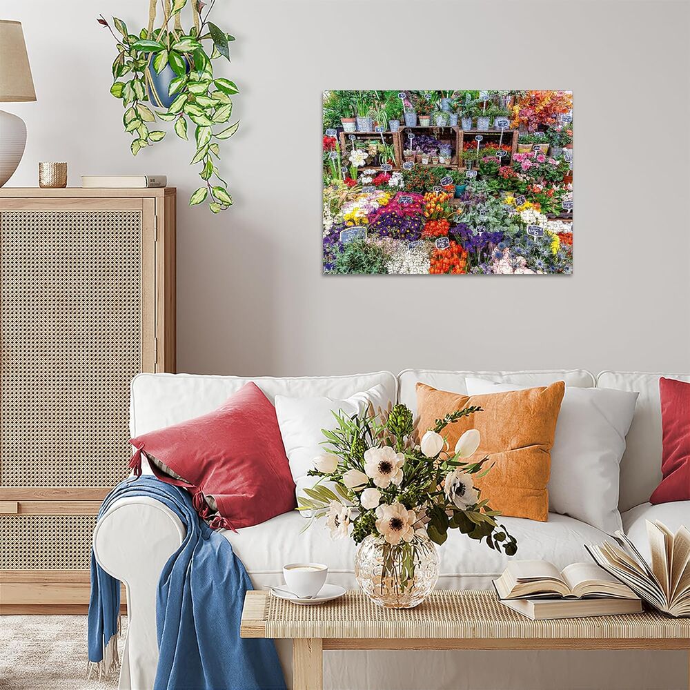 Ravensburger Puzzle 500pc - Flower Market, France