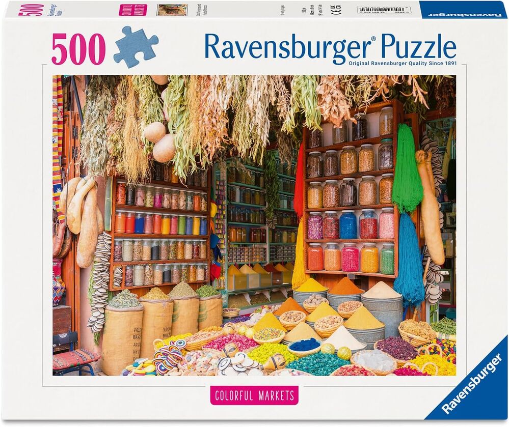Ravensburger Puzzle 500pc - Colourful Spices, Morocco