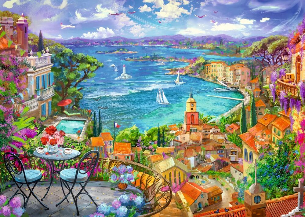 Ravensburger Puzzle 1000pc - St. Tropez