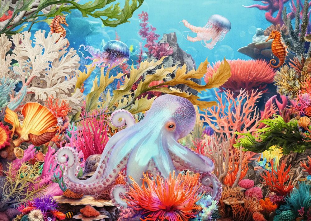 Ravensburger Puzzle 500pc - Reef Life