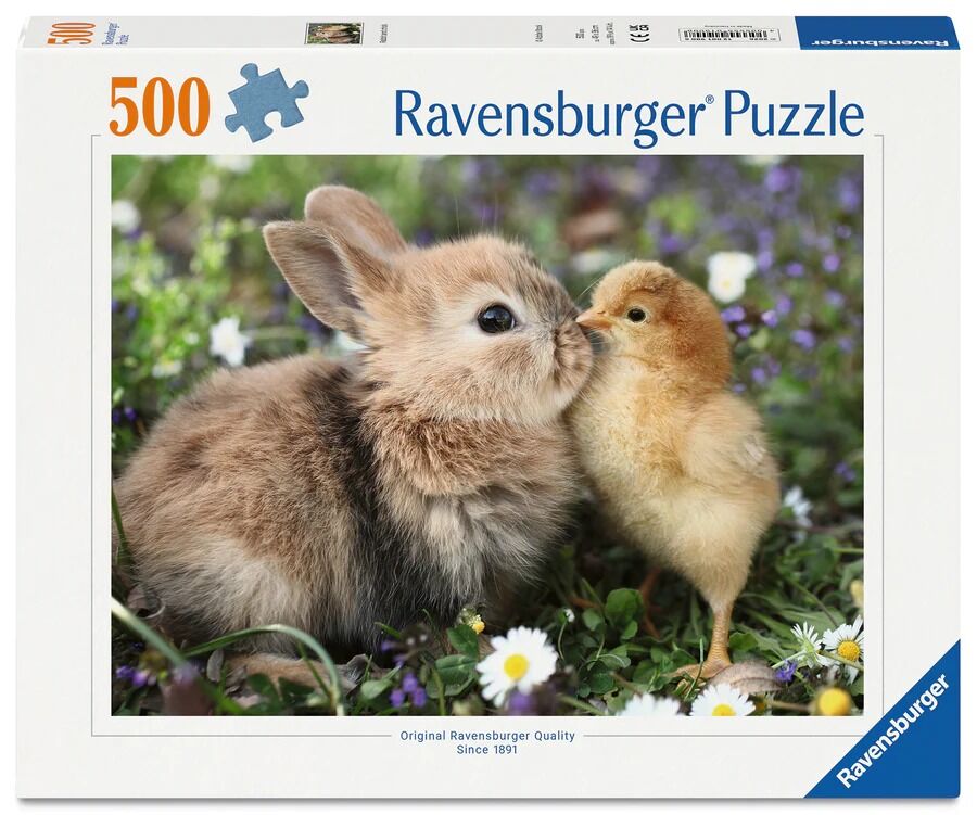 Ravensburger Puzzle 500pc - Rabbit and Chick