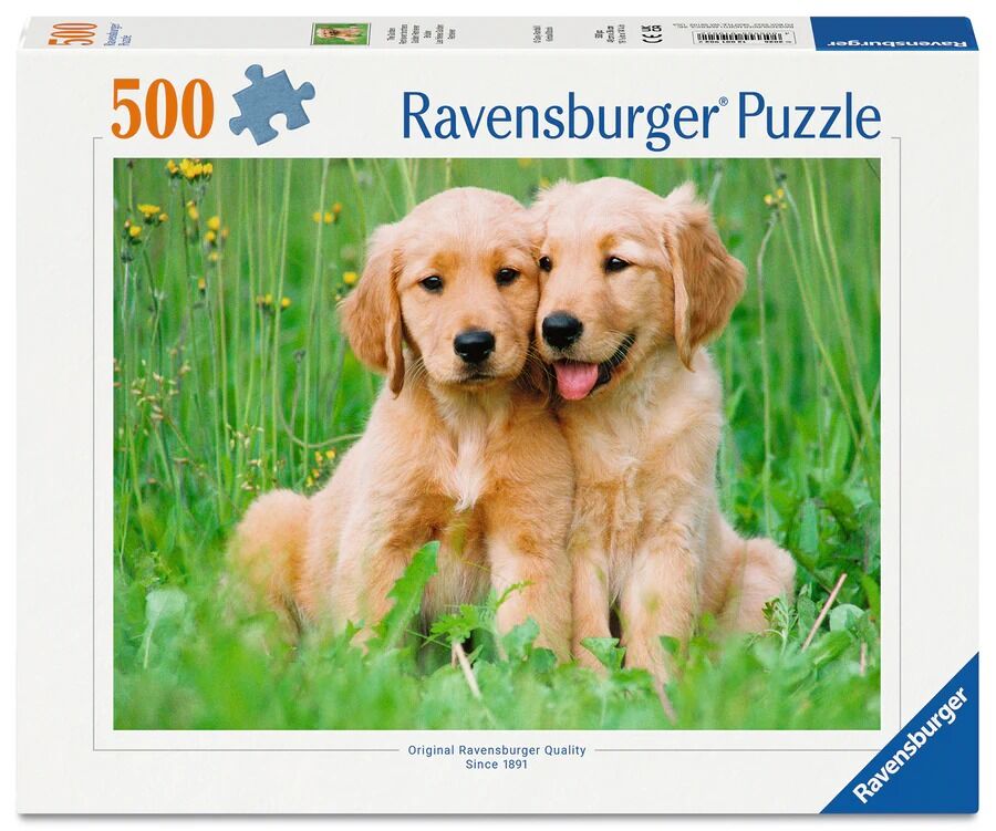 Ravensburger Puzzle 500pc - The Golden Retriever Brothers