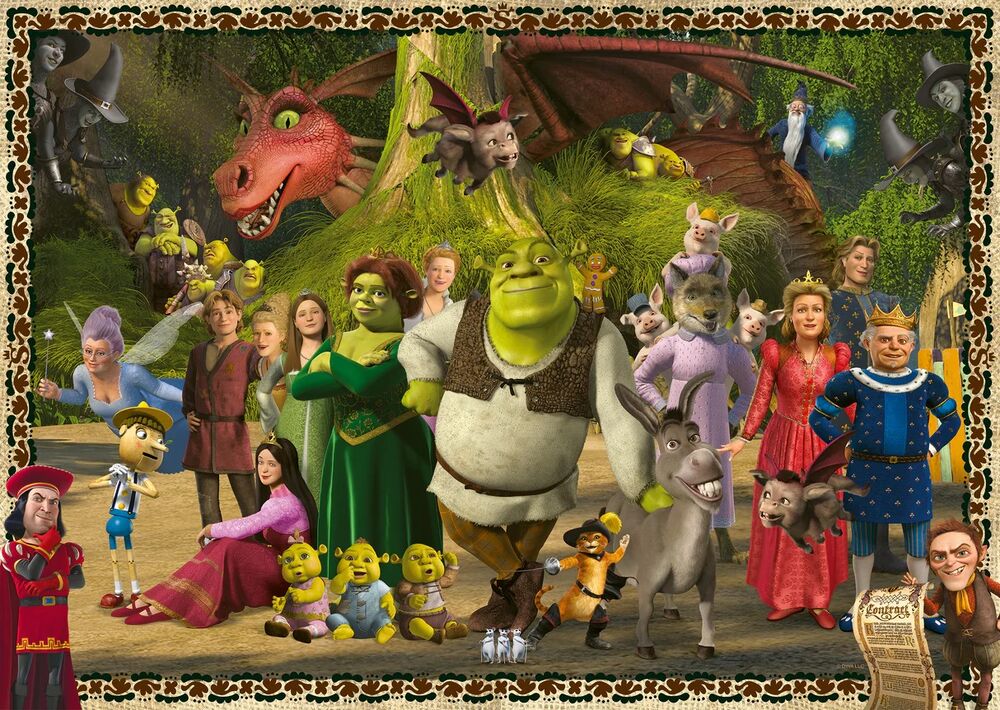 Ravensburger Puzzle 1000pc - Shrek Evergreen