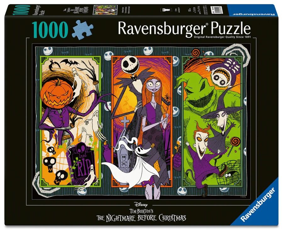 Ravensburger Puzzle 1000pc - Disney The Nightmare Before Christmas
