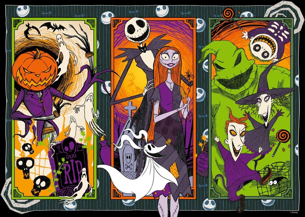 Ravensburger Puzzle 1000pc - Disney The Nightmare Before Christmas