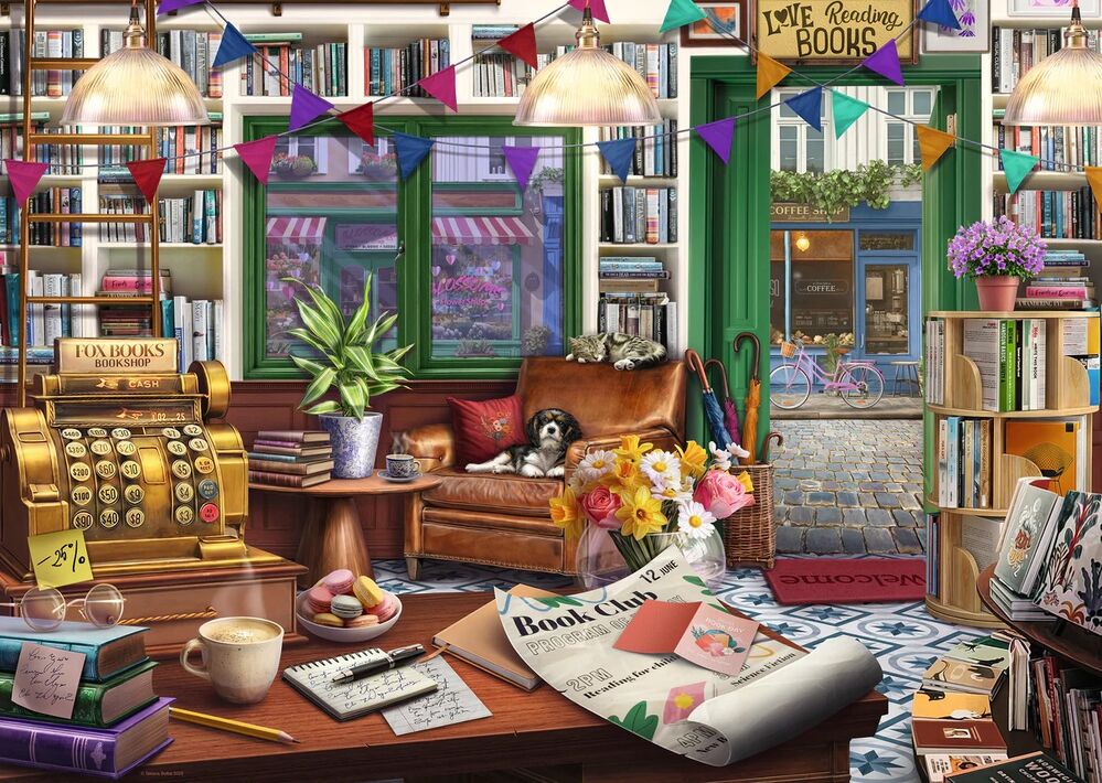 Ravensburger Puzzle 1000pc - Book Lover's Shop
