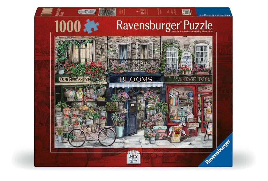 Ravensburger Puzzle 1000pc - Busy High Street No. 1